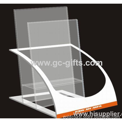 Corrugated Menu Acrylic Showcase